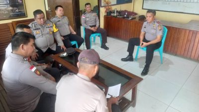 Anev Kinerja, Polsek Noyan Perkuat p dan Pelayanan Polisi di Tengah Masyarakat